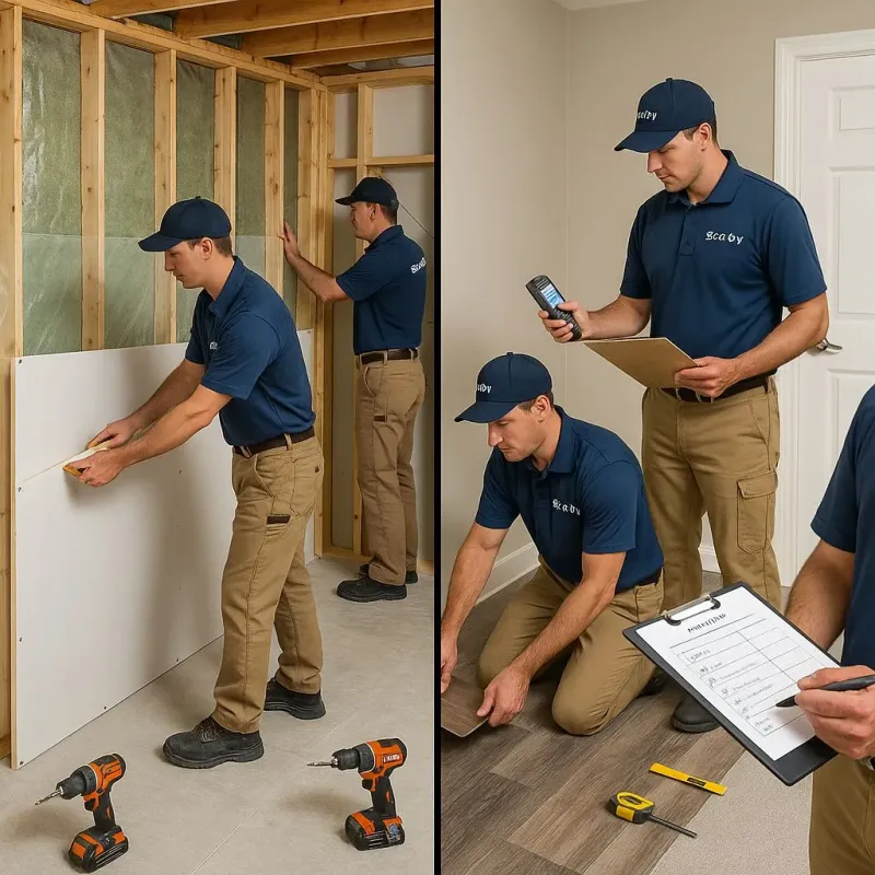 Repairs and Reconstruction process in Delaware, OH
